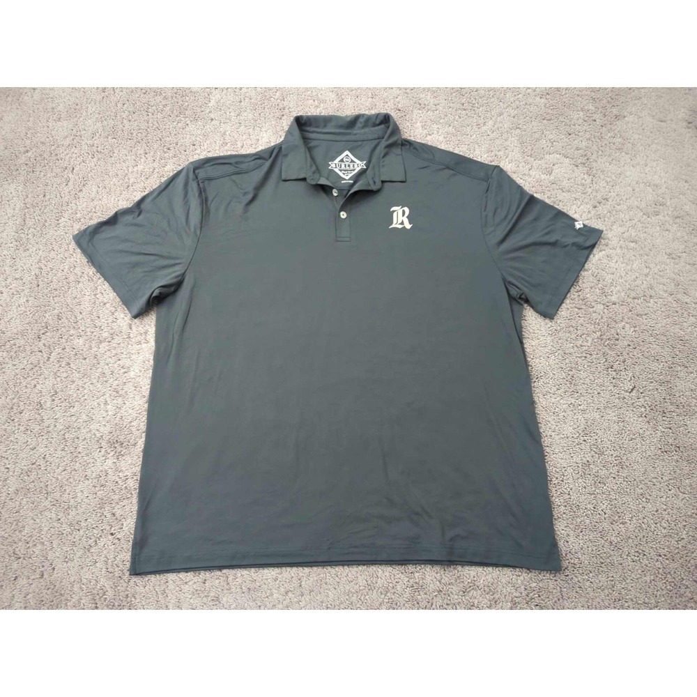 Regents Polo Shirt Mens 2XL Short Sleeve TAPPS Burlebo Gray